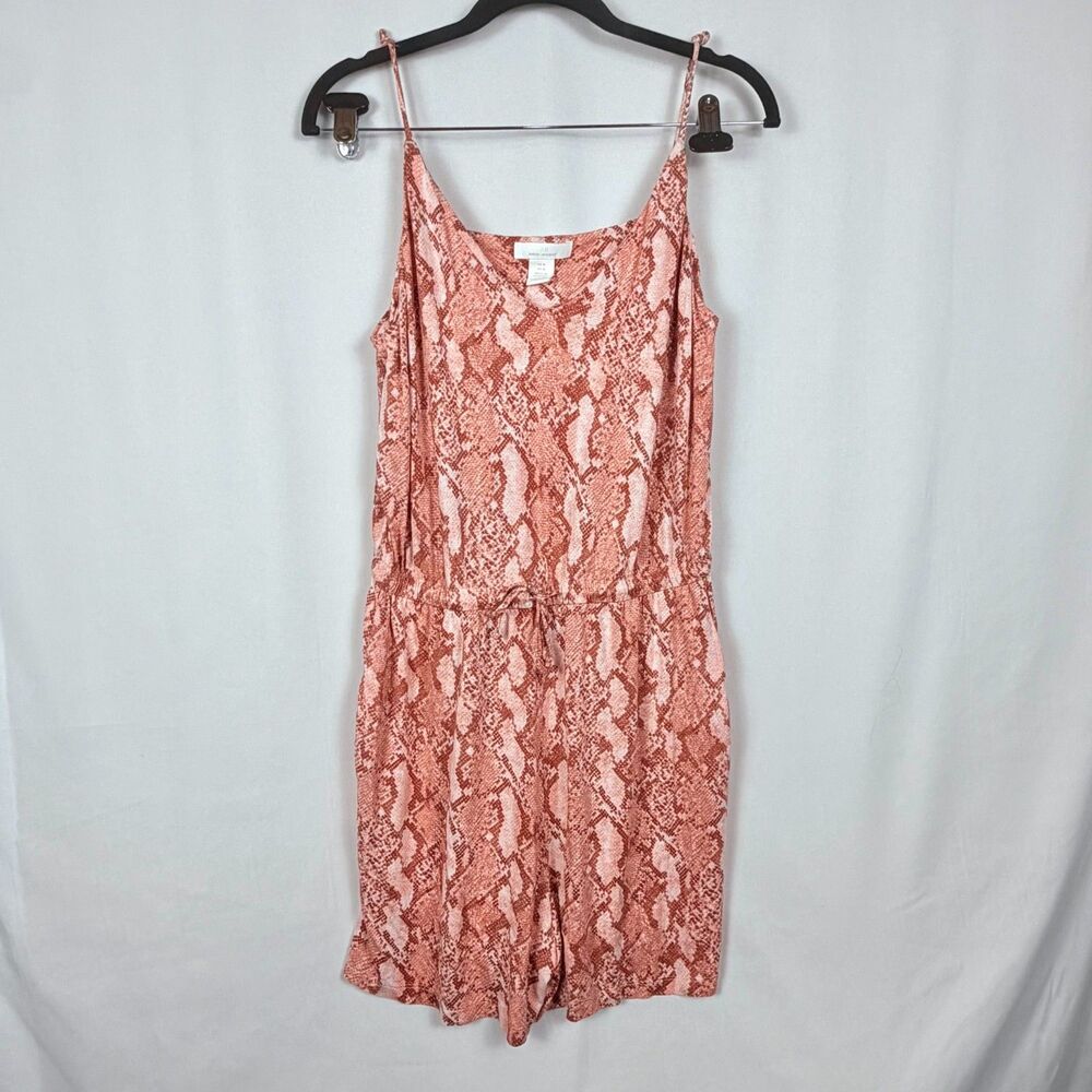 H&M Basics Romper Sleeveless Pink Snack Skin Medium